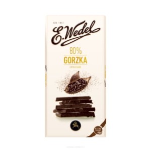 WEDEL CZEKOLADA PREMIUM GORZKA 80% 100G