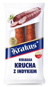KRAKUS KIEŁBASA KRUCHA Z INDYKA 400G
