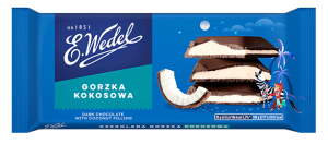 WEDEL CZEKOLADA GORZKA KOKOSOWA 100G