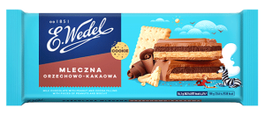 WEDEL CZEKOLADA COOKIE ORZECHOWO-KAKAOWE 290G
