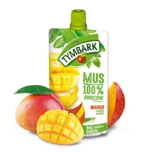 TYMBARK MUS MANGO-JABŁKO-BANAN 120G/12SZT