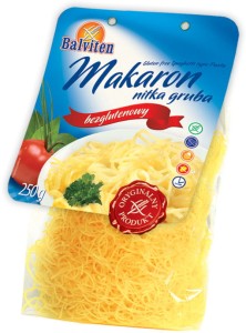 BALVITEN MAKARON NITKA GRUBA BEZGLUTENOWY 250G
