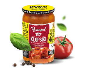 PAMAPOL KLOPSIKI W SOSIE POMIDOROWYM 700G