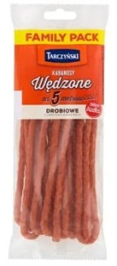 TARCZYŃSKI KABANOSY WĘDZONE DROBIOWE 220G