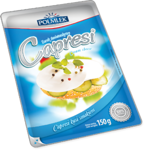 POLMLEK CAPRESI SEREK ŚMIETANKOWY PLASTRY 150G