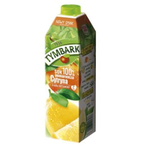 TYMBARK SOK POMARAŃCZA-CYTRYNA 1L/6SZT