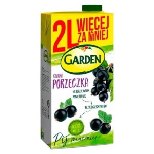 GARDEN NAPÓJ CZARNA PORZECZKA 2L/6SZT