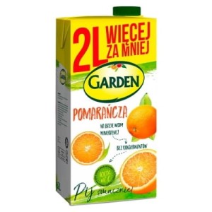 GARDEN NAPÓJ POMARAŃCZA 2L/6SZT