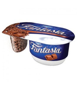 DANONE JOGURT FANTASIA Z CZEKOLADĄ MLECZNĄ 106G/12SZT