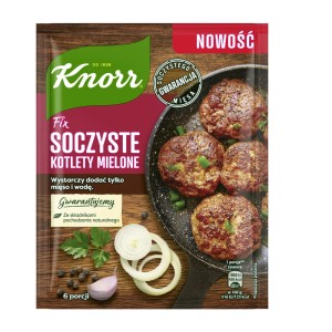 KNORR FIX SOCZYSTE KOTLETY MIELONE 70G