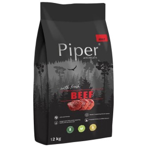 SUCHA KARMA DLA PSA PIPER Z WOLOWINA 12 KG