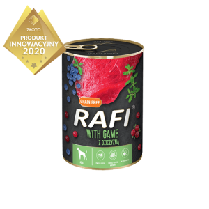 RAFI  KARMA DLA PSA Z DZICZYZNA 400G