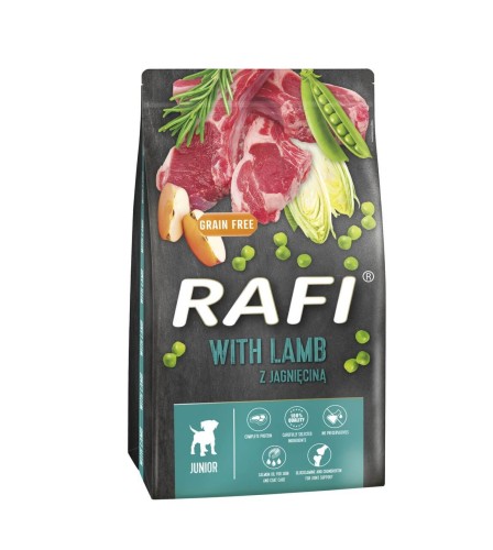 SUCHA KARMA DLA PSA RAFI JUNIOR Z JAGNIECINA 10KG.jpg
