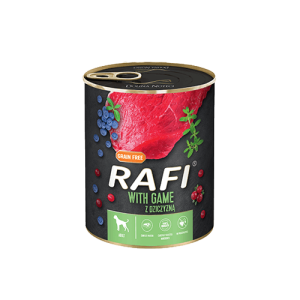 RAFI KARMA DLA PSA Z DZICZYZNA, BOROWKA I ZURAWINA 800G