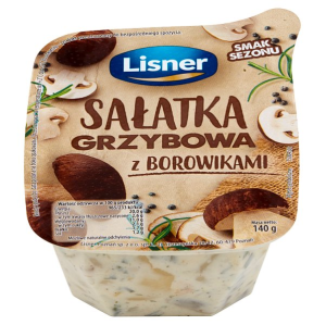 LISNER SAŁATKA GRZYBOWA 140G