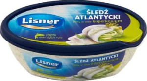 LISNER FILETY ŚLEDZIOWE W SOSIE KOPERKOWYM 160G