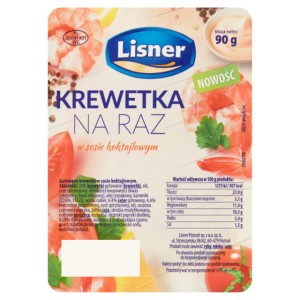 LISNER KREWETKA NA RAZ W SOSIE KOKTAJLOWYM 90G