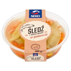 SEKO ŚLEDŹ W GALARECIE 200G