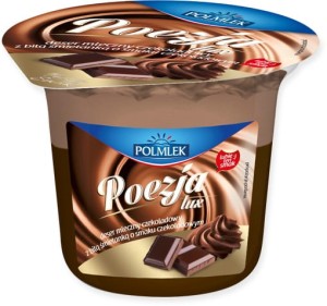 POLMLEK POEZJA DESER MLECZNY LUX CZEKOLADOWY 180G