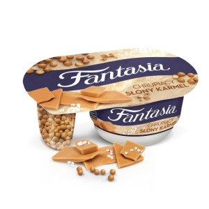 DANONE JOGURT FANTASIA SŁONY KARMEL 99G/12SZT