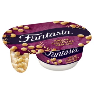 DANONE JOGURT FANTASIA KRUCHE CIASTECZKA MAŚLANE 100G