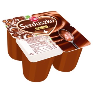 ZOTT PUDDING SERDUSZKO CZEKOLADA 4X125G/6SZT