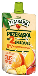 TYMBARK MUS PRZEKĄSKA DŚ OWOCE TROPIKALNE 100G/12SZT