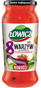 ŁOWICZ SOS 8 WARZYW PO ŚRÓDZIEMNOMORSKU 500G