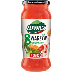 ŁOWICZ SOS 8 WARZYW PO PROWANSALSKU 500G