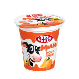 MLEKOVITA JOGURT MIAMU NEKTARYNKA-POMARAŃCZA 125G