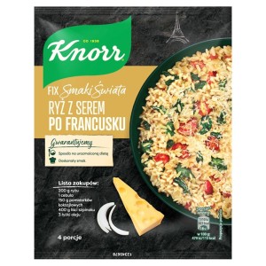 KNORR FIX SMAKI ŚWIATA RYŻ Z SEREM PO FRANCUSKU 45G