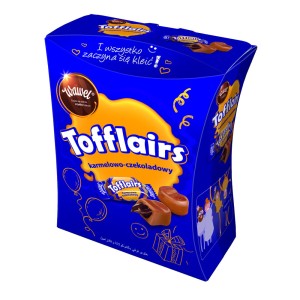 WAWEL CUKIERKI TOFFLAIRS KARMELOWO-CZEKOLADOWE 240G