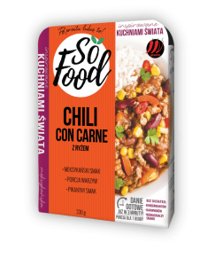 SO FOOD CHILI CON CARNE Z RYŻEM 330G