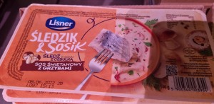 LISNER ŚLEDZIK W SOSIE ŚMIET-GRZYBOWYM 140G