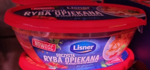 LISNER RYBA OPIEKANA W SOSIE PO GRECKU 280G