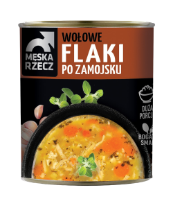 STOCZEK MĘSKA RZECZ FLAKI WOŁOWE PO ZAMOJSKU 820G