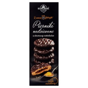 KOPERNIK PIERNIKI NADZIEWANE W DESEROWEJ CZEKOLADZIE SMAK MORELOWY 145G