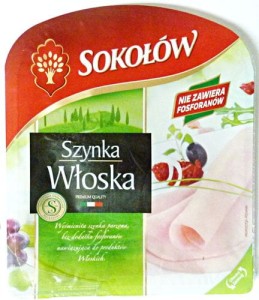 SOKOŁÓW SZYNKA WŁOSKA PLASTRY 140G