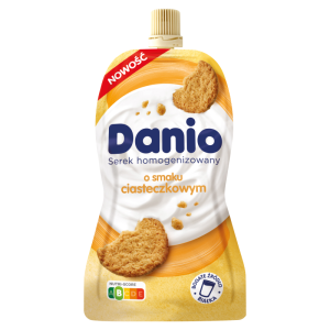 DANONE SEREK DANIO W SASZETCE CIASTECZKOWY 120G