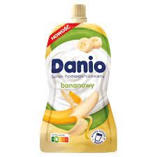 DANONE SEREK DANIO W SASZETCE BANANOWY 120G