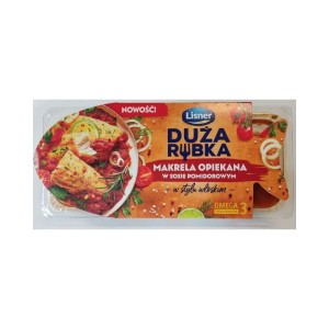 LISNER DUŻA RYBKA MAKRELA OPIEKANA W SOSIE POMIDOROWYM 200G