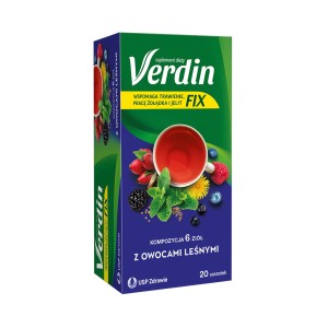 VERDIN FIX Z OWOCAMI LEŚNYMI 20 SASZETEKx12SZT