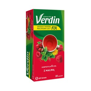 VERDIN FIX Z MALINA 20 SASZETEKx12SZT