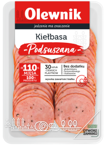 OLEWNIK KIEŁBASA PODSUSZANA PLASTRY 80G