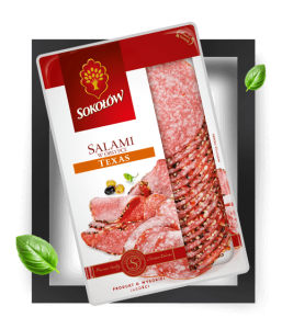 SOKOŁÓW SALAMI TEXAS PLASTRY 100G