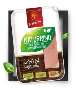 SOKOŁÓW SZYNKA WĘDZONA PLASTRY 100G