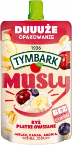 TYMBARK MUS MUSLI WIŚNIA-ARONIA 170G/10SZT