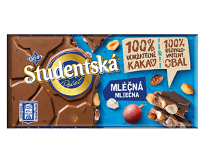 STUDENTSKA CZEKOLADA MLECZNA 170G