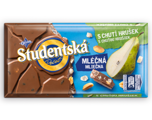 STUDENTSKA CZEKOLADA MLECZNA GRUSZKA 170G