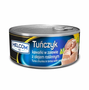 HELCOM TUŃCZYK KAWAŁKI W OLEJU 170G